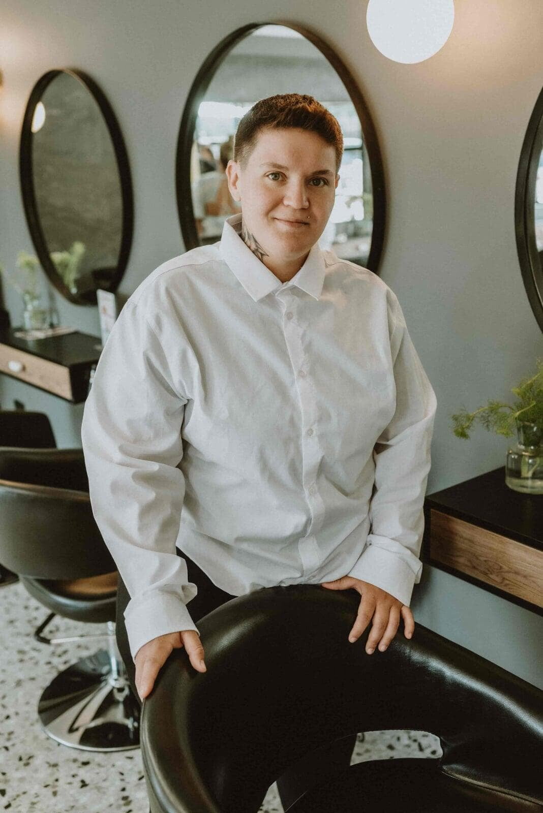 Zuleika the barber at 178 On Mane Hair Salon