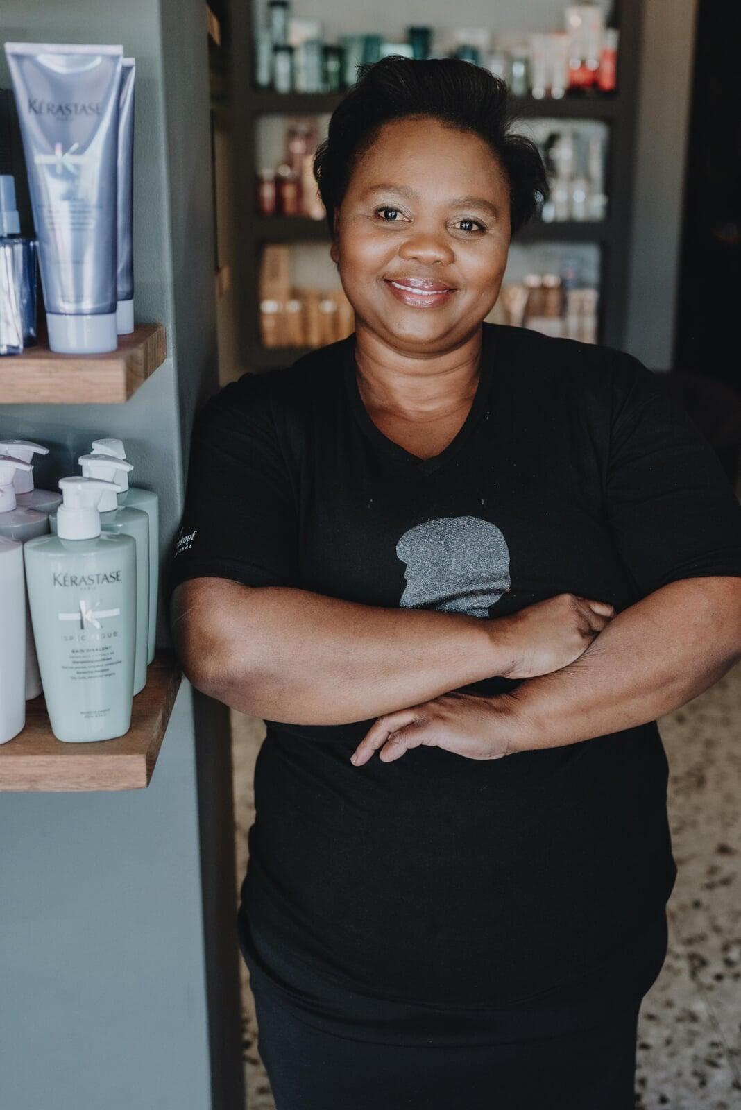 Vuvu the lady with the magic hands at 178 on Mane Somerset West