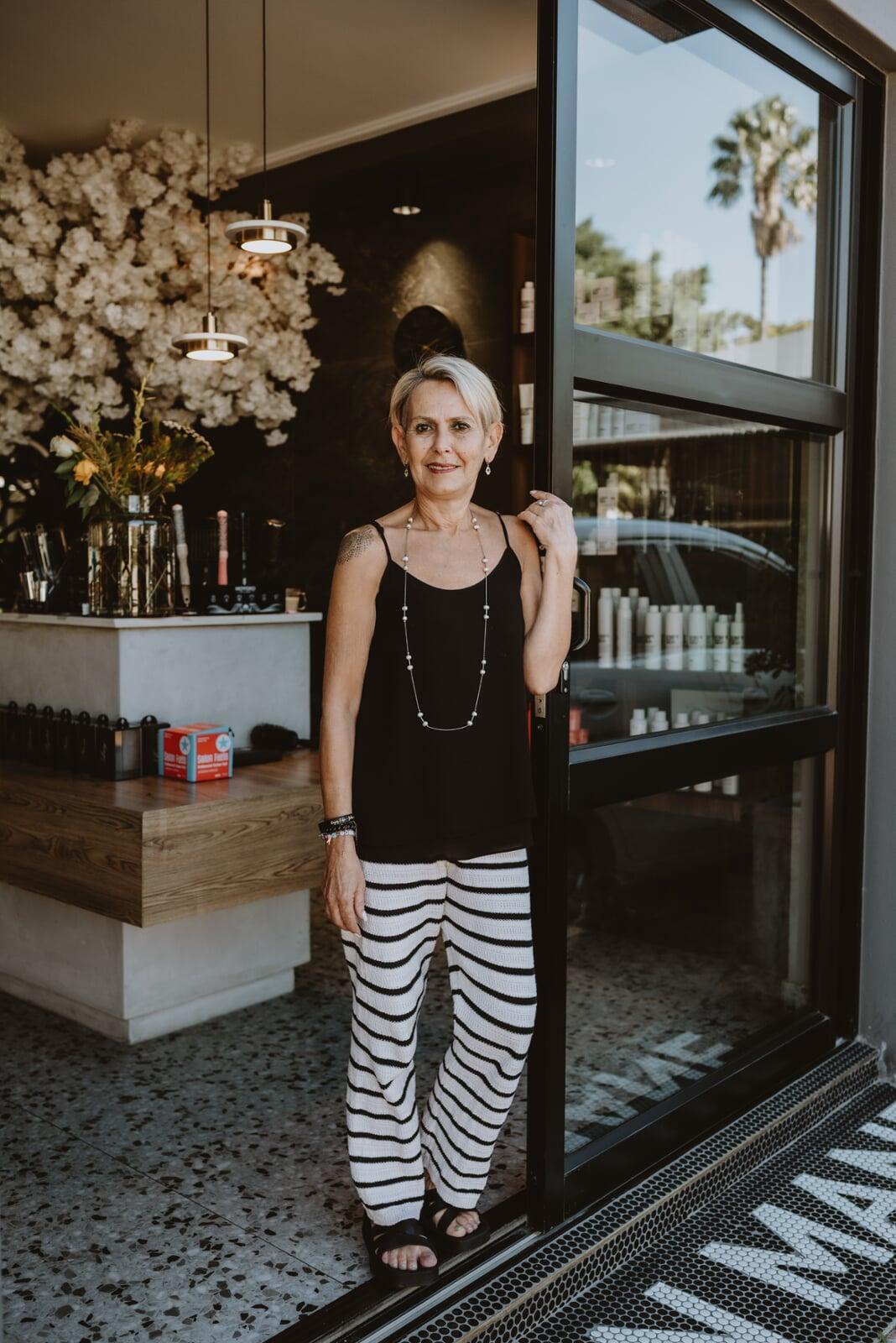 Bonnie Cuthill a senior stylist at 178 On Mane in Cape Town